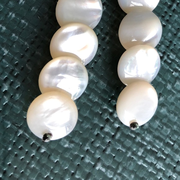 Ann Lightfoot Mother of Pearl Earrings - Picture 2 of 3